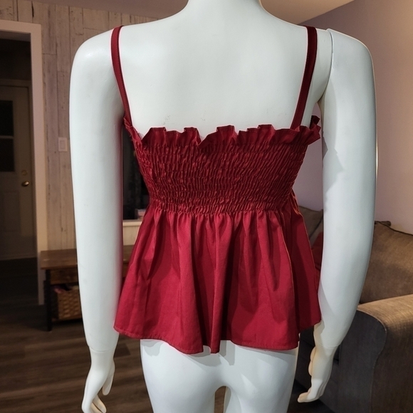 BRANDLESS - Red spagetti strap Smock back - Picture 4 of 5